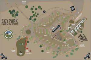 SkyPark Camp + RV Resort - Campground Map - SkyPark at Santa's Village